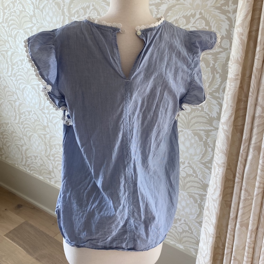 LOFT embroidered shell - Picture 3 of 5